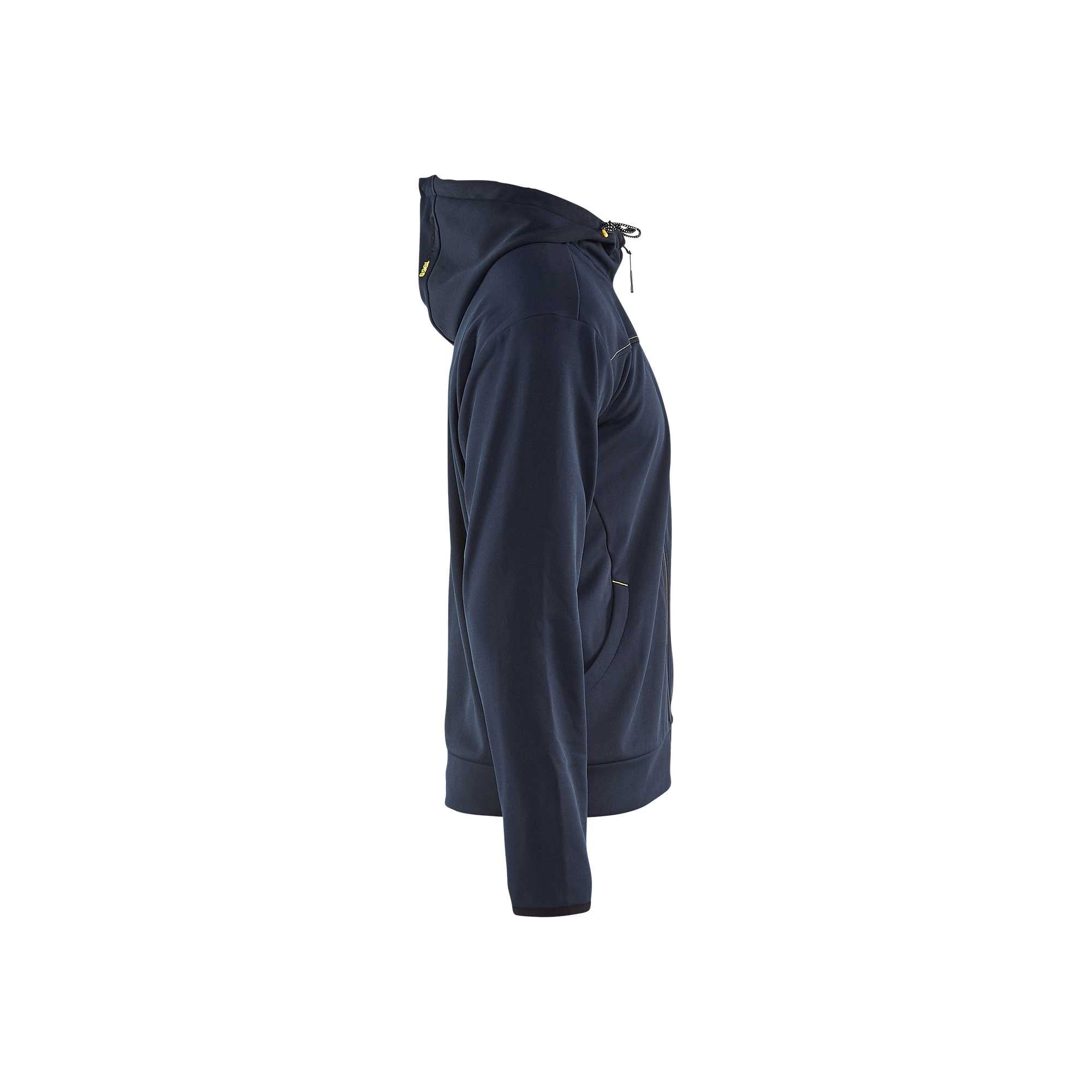 BLAKLADER 33632526 Hoodie With Full Zip Hoodie Work Sweatshirt MEN - Pique Fleece